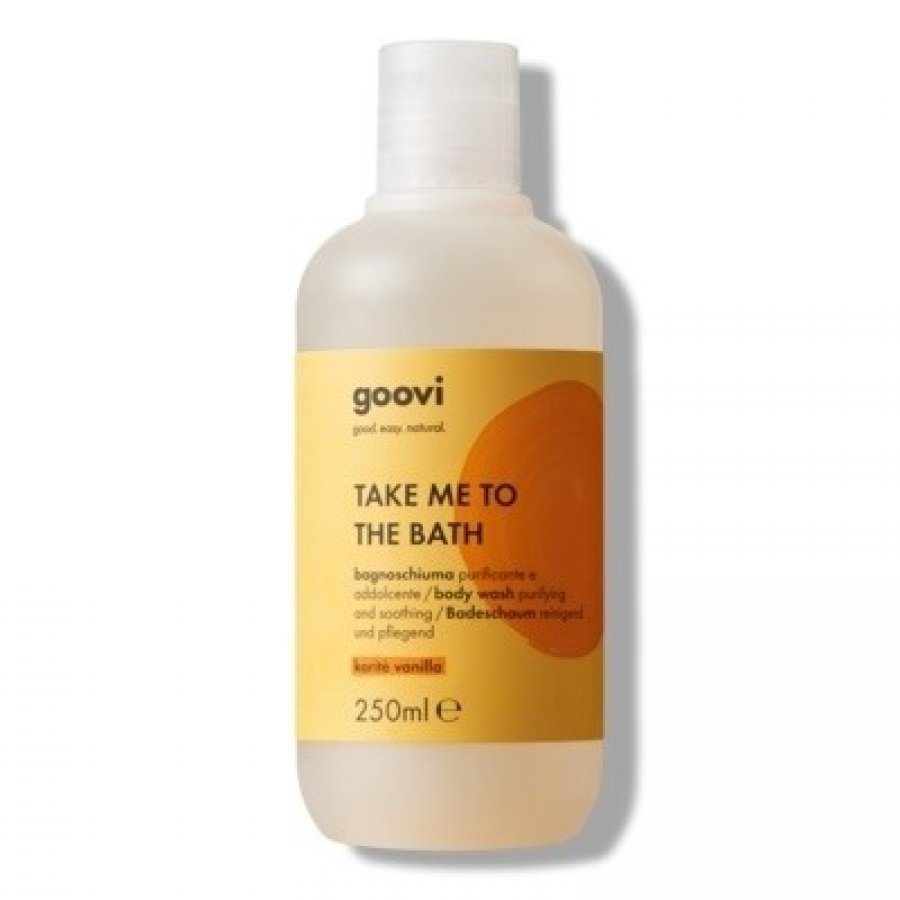 Goovi Bagnoschiuma Karite Vaniglia 250ml - Bagnoschiuma purificante e addolcente