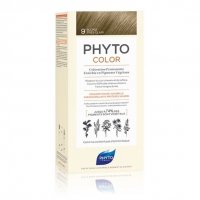 Phyto Color 9 Biondo Chiarissimo - Tinta Permanente Senza Ammoniaca, Colore Intenso e Naturale