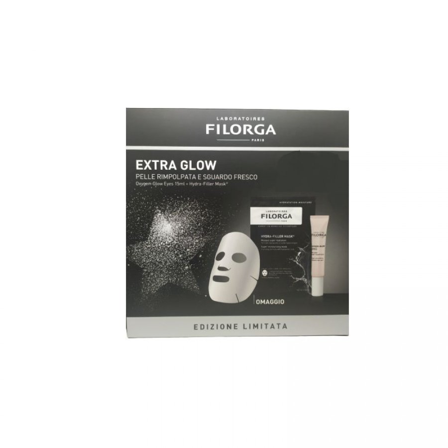 Filorga Extra Glow Pelle Rimpolpante e Sguardo Fresco Cofanetto Edizione Limitata - Hydra Filler Mask + Oxigen-Glow Eyes 15ml