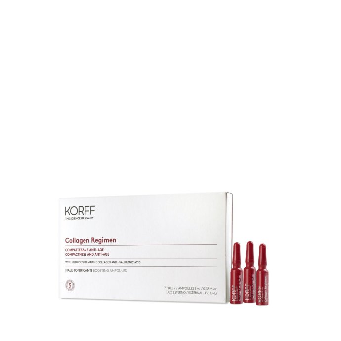 Korff Collagen Regimen Fiale Tonificanti Antiage Viso 7 Giorni - Rinforza e Ringiovanisci la Tua Pelle