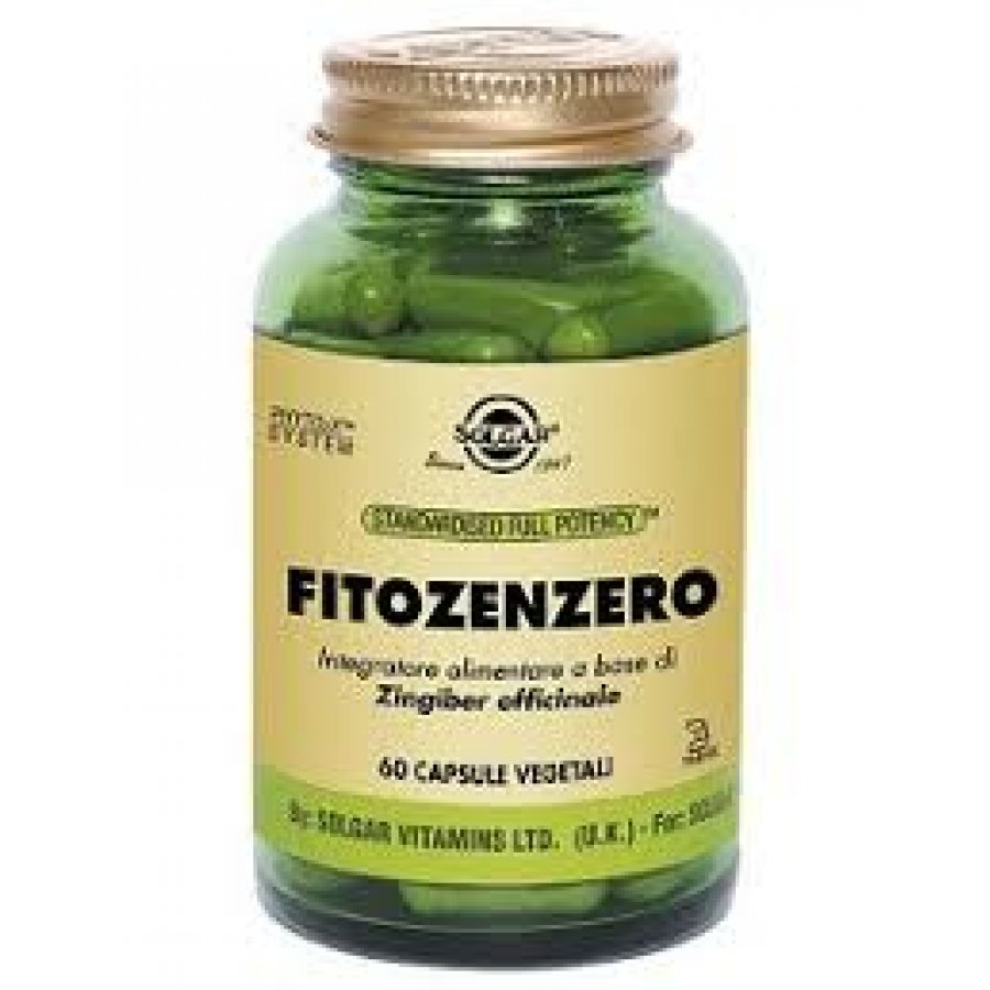 Solgar - Fitozenzero 60 Capsule Vegetali per il Benessere Digestivo e l'Equilibrio Naturale