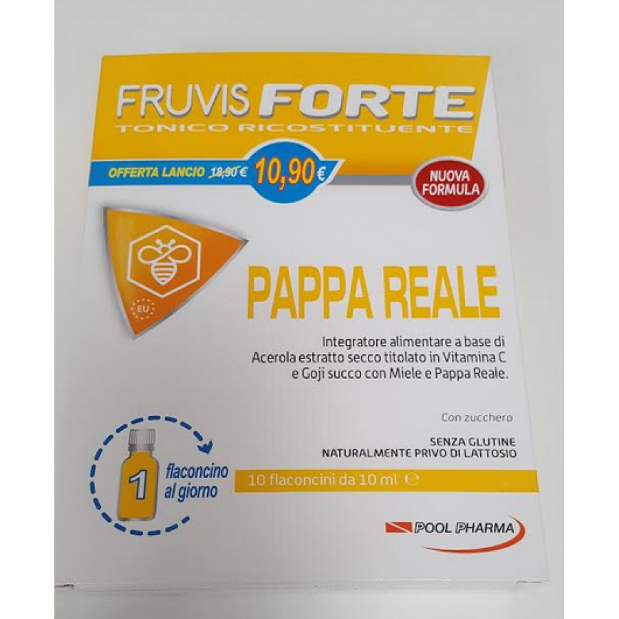 Fruvis Forte Pappa Reale 10 flaconcini x 10ml Tp