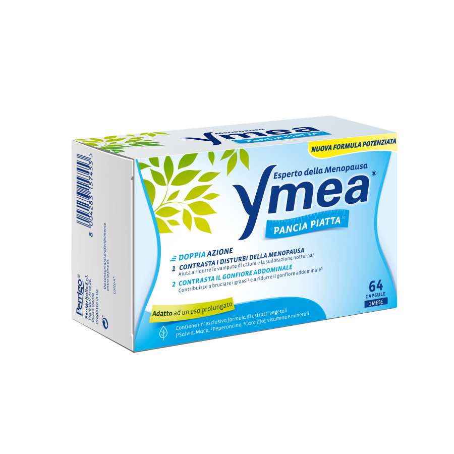 Ymea - Pancia Piatta 64 Compresse - Integratore per la Riduzione del Gonfiore Addominale