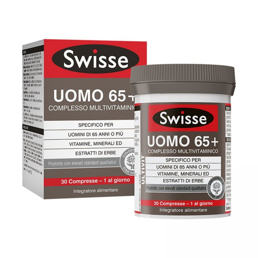 Swisse - Uomo 65+ Multivitaminico 30 Compresse