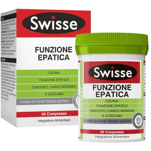 Swisse - Funzione Epatica 60 Compresse, Integratore per il Benessere del Fegato