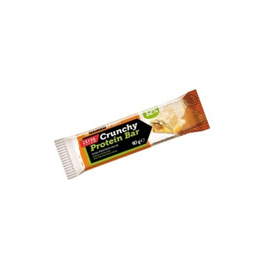 NAMED SPORT - Crunchy Proteinbar Lemon Tart 40g - Barretta proteica croccante al gusto di limone - 40g