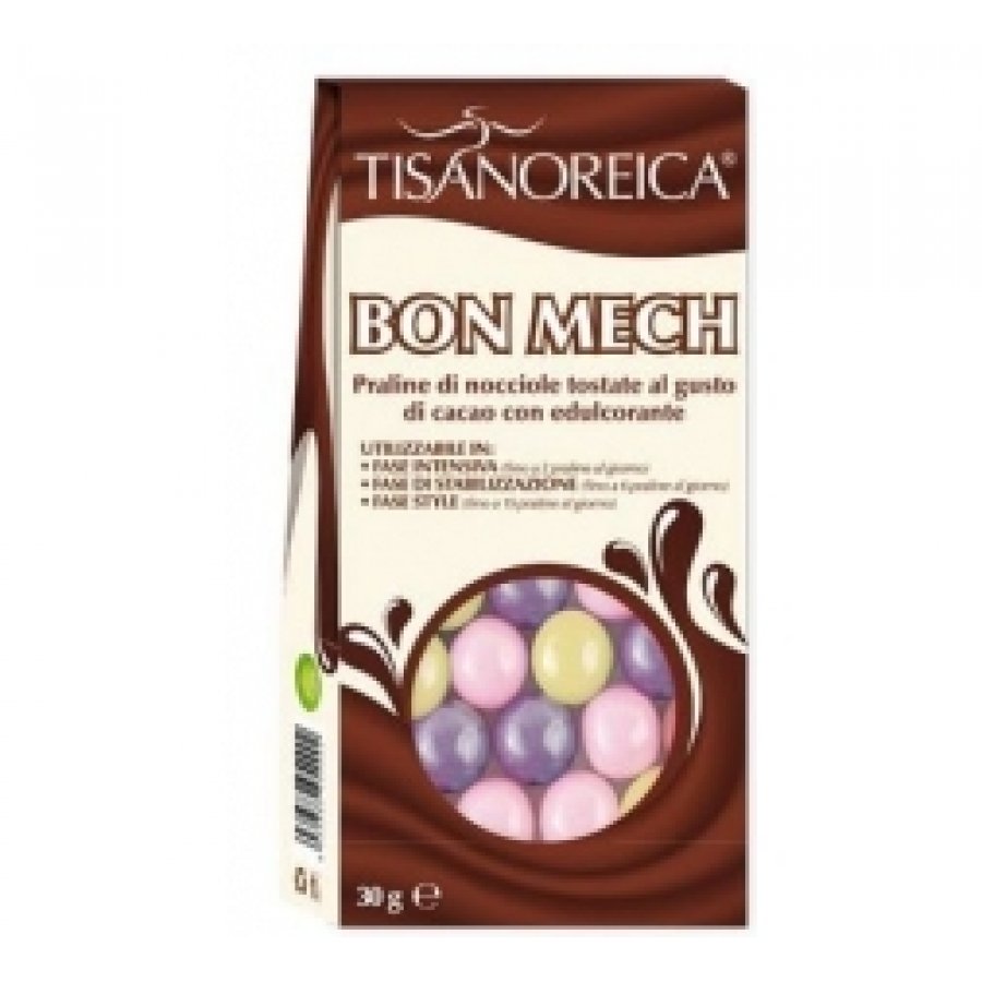 Bon Mech Confetti Tisanoreica 30g - Praline di Nocciole al Cacao con Edulcorante