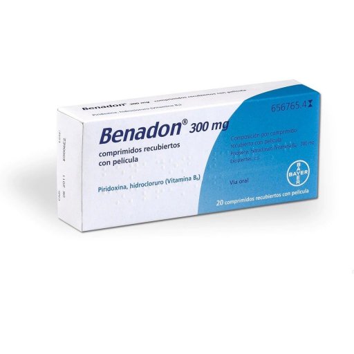 Benadon 300 mg Gastroresistenti - Vitamina B6 - 10 Compresse