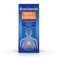 Bronchenolo Sedativo e Fluidificante Sciroppo 150ml, Rimedio Naturale per Tosse e Congestione