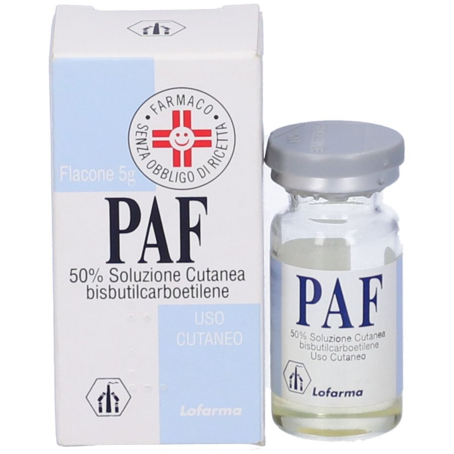 PAF 50%, Soluzione Cutanea, 5 g