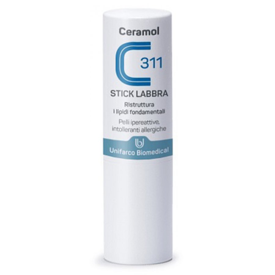 Ceramol 311 Stick Labbra 4,5g - Idratazione e Protezione per Labbra Morbide