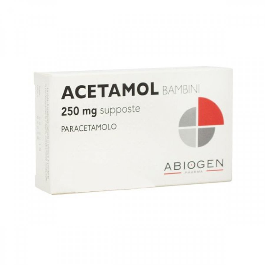 Abiogen Pharma - Acetamol Bambini 250mg 10 supp.