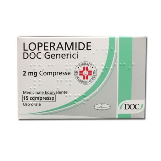 Loperamide 15 Compresse da 2mg - Controllo Efficace della Diarrea