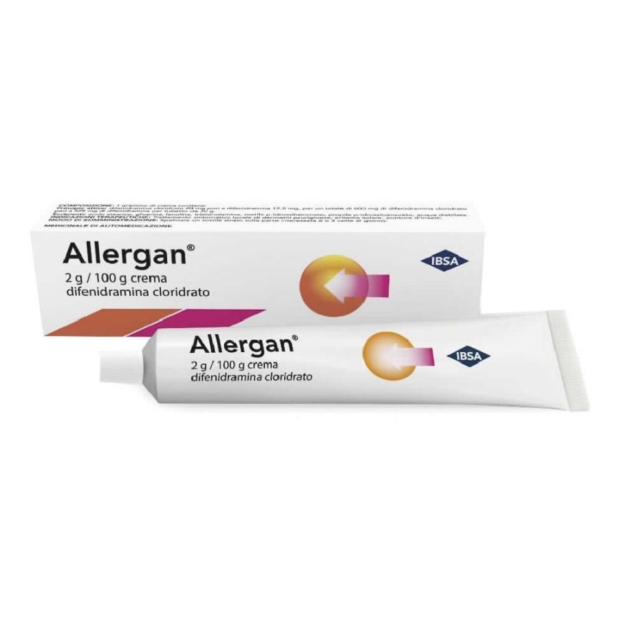 Allergan Crema 2 g/ 100 g Difenidramina Cloridrato, 30 g