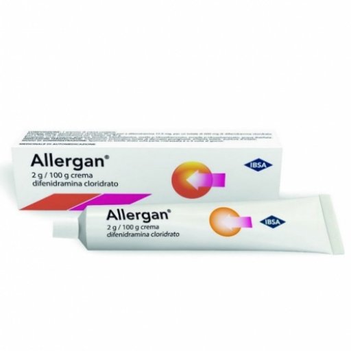 Allergan Crema Antistaminica - Trattamento Locale per Prurito e Irritazioni Cutanee - 30g