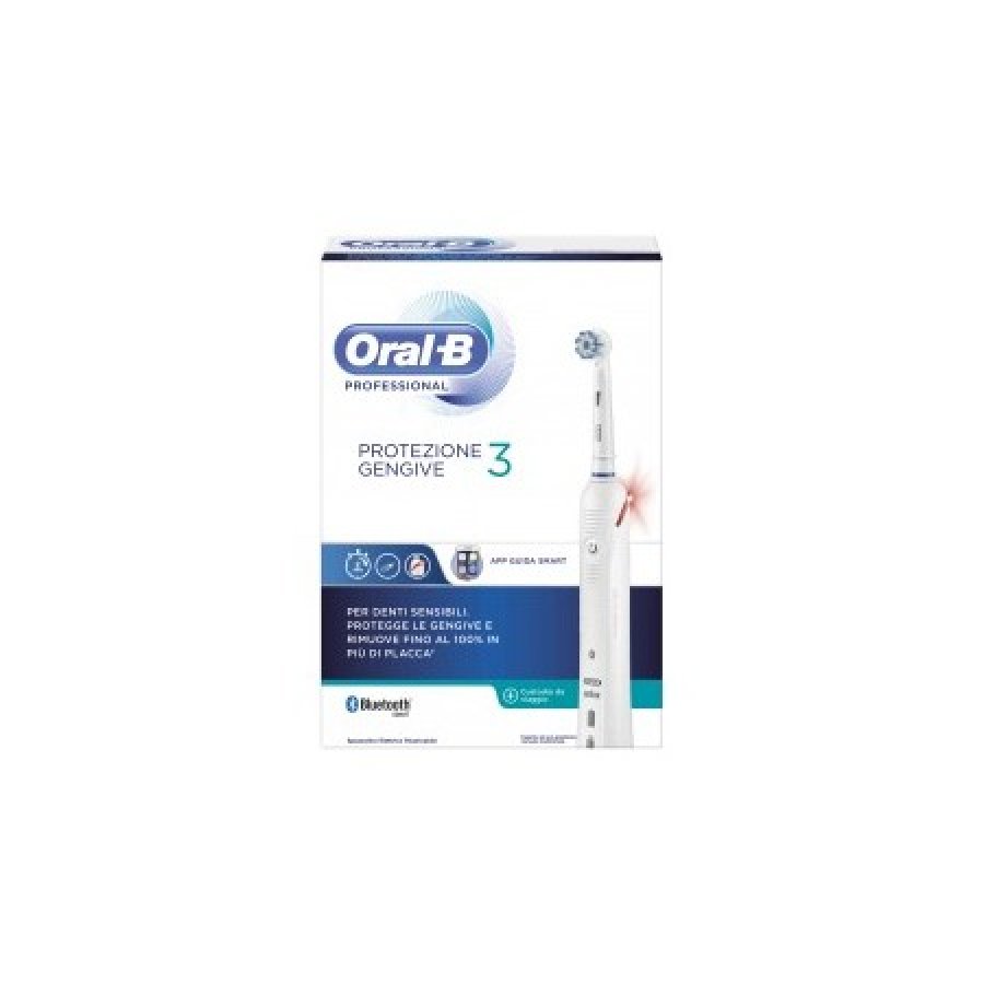 Oral-B - Spazzolino Professionale Protezione Gengive 3, Spazzolino da Denti