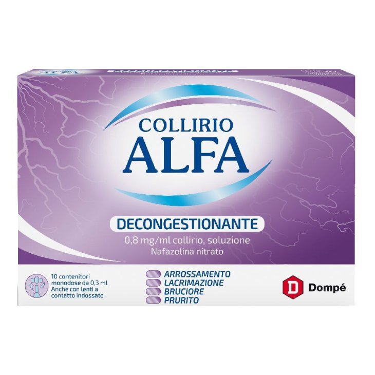 Collirio Decongestionante 0,8 mg/ ml, 10 Contenitori 