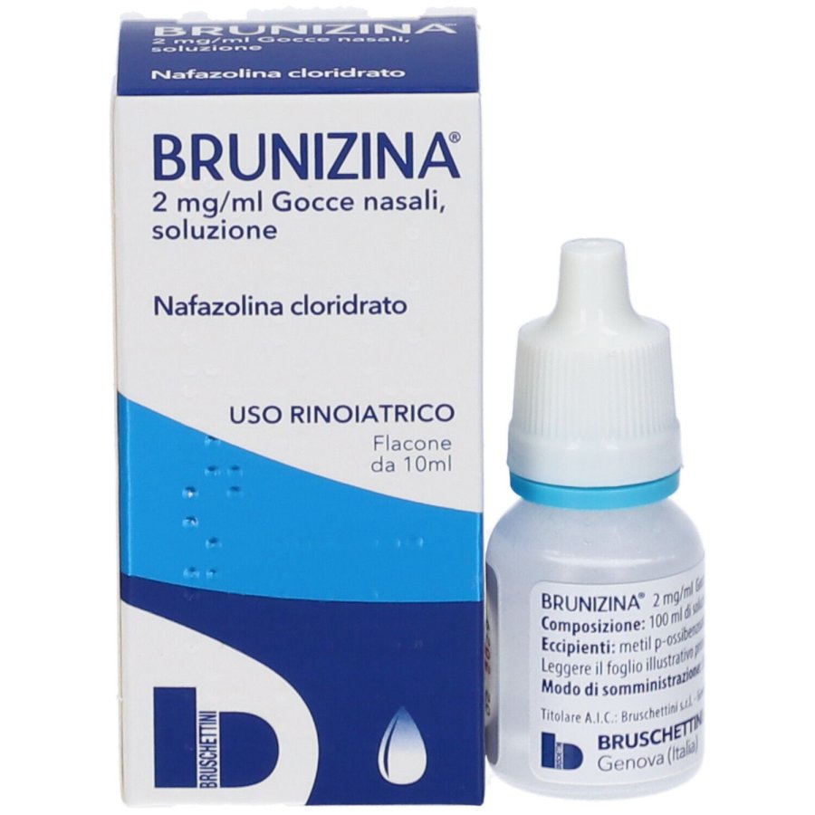 Brunizina 0,2% Gocce Nasali Soluzione, 10 ml