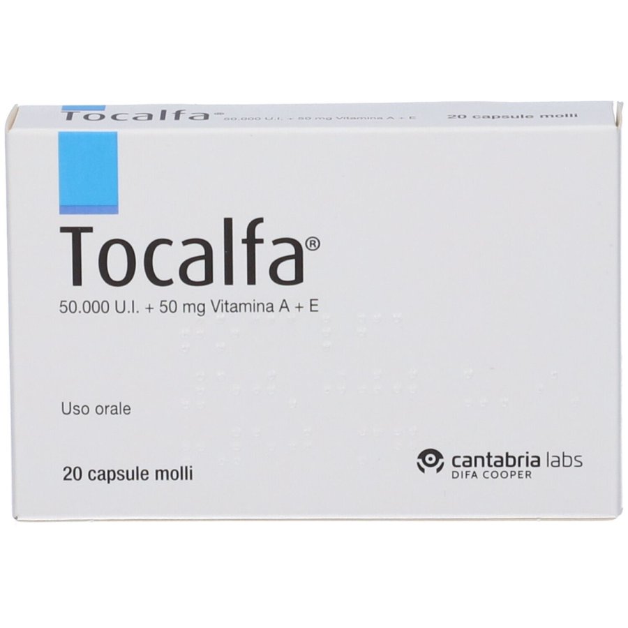 Tocalfa Capsule Molli 50.000 UI + 50 mg, 20 Capsule