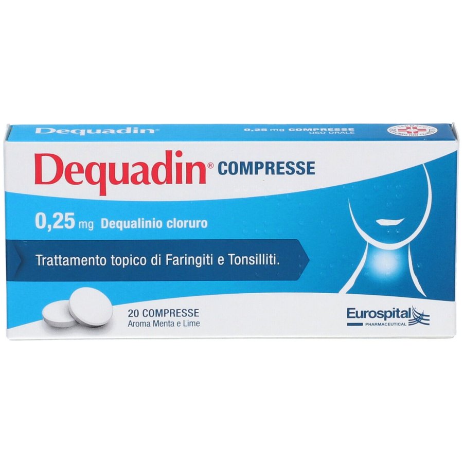 Dequadin 0,25 mg, 20 Compresse