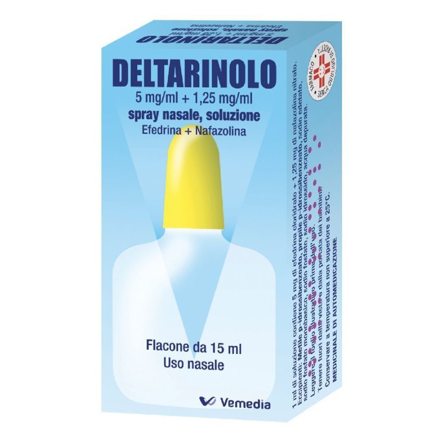 Deltarinolo, Spray Nasale Soluzione, 15 ml
