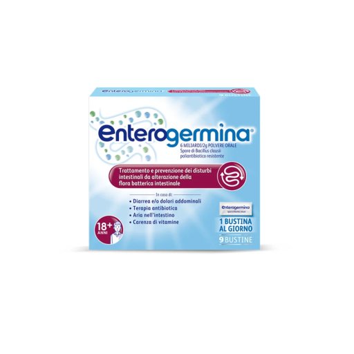 Enterogermina 6 Miliardi Adulti, 9 Bustine