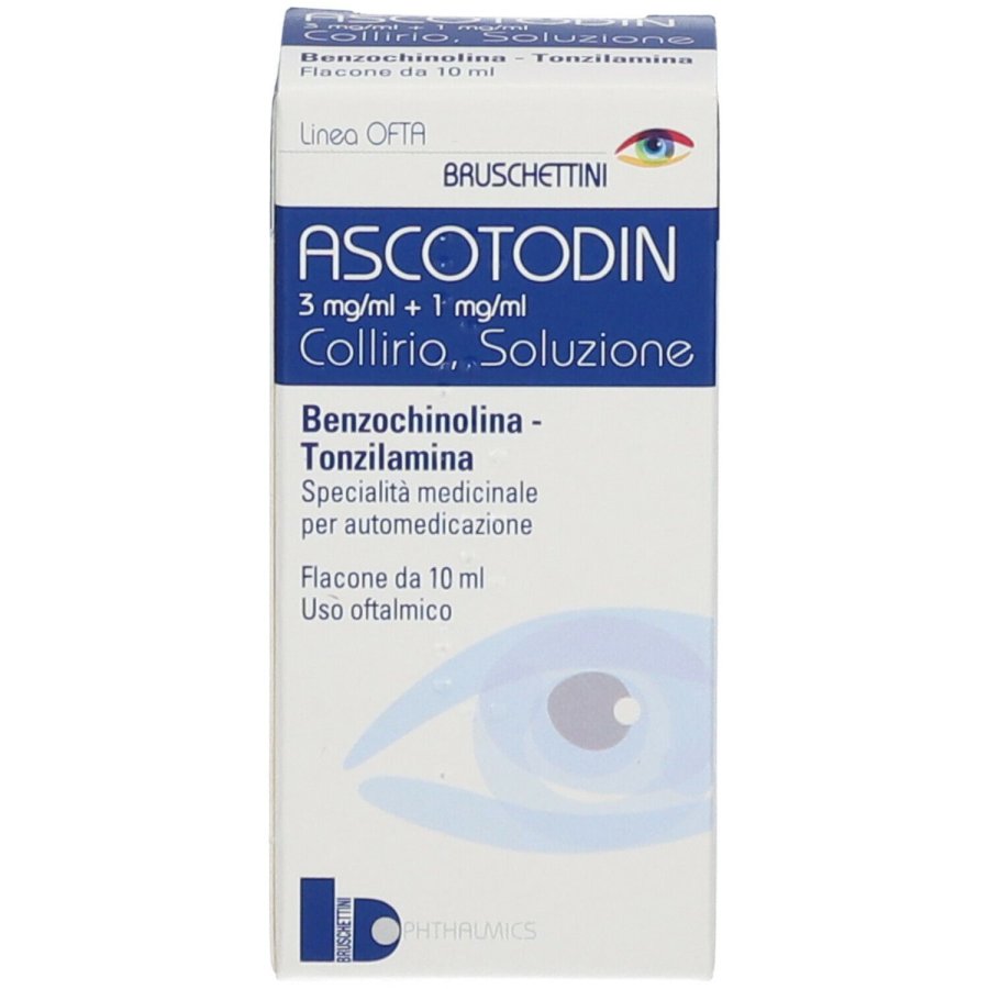 Ascotodin Collirio Soluzione – 3 mg/ml + 1 mg/ml, 10 ml 