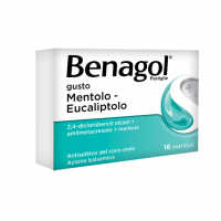 Benagol - 16 Pastiglie Gusto Mentolo-Eucalipto, Lenitivo per la Gola