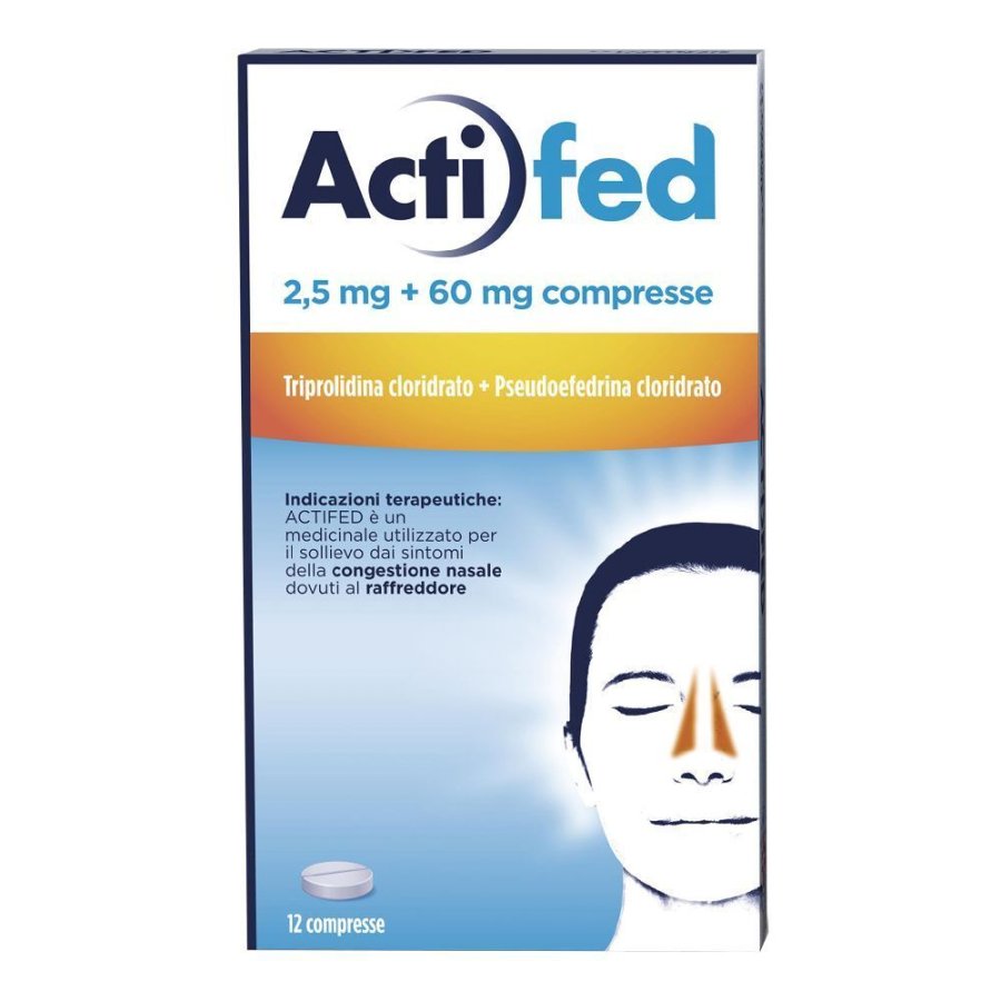 Actifed, 12 Compresse