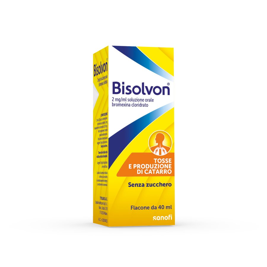 Bisolvon 2mg/ml Soluzione Orale, 40 ml