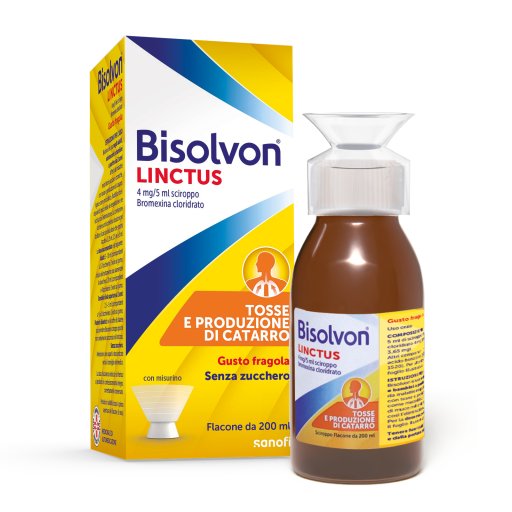 Bisolvon Linctus Sciroppo Mucolitico, 200 ml