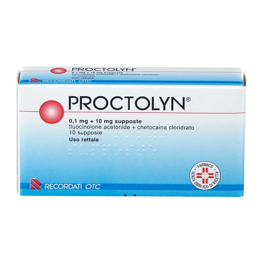 Proctolyn 0,1 Mg + 10 Mg, 10 Supposte