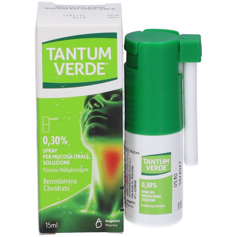 Tantum Verde, Spray per Mucosa Orale, 15 ml