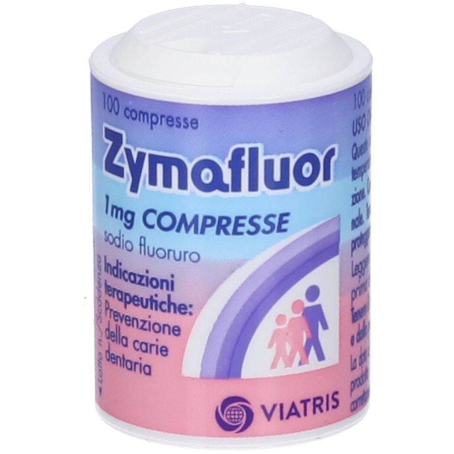 Zymafluor 1 mg 100 Compresse - Prevenzione Carie Denti