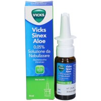 Vicks, Sinex Aloe Spray Nasale per Naso Chiuso, 15 ml