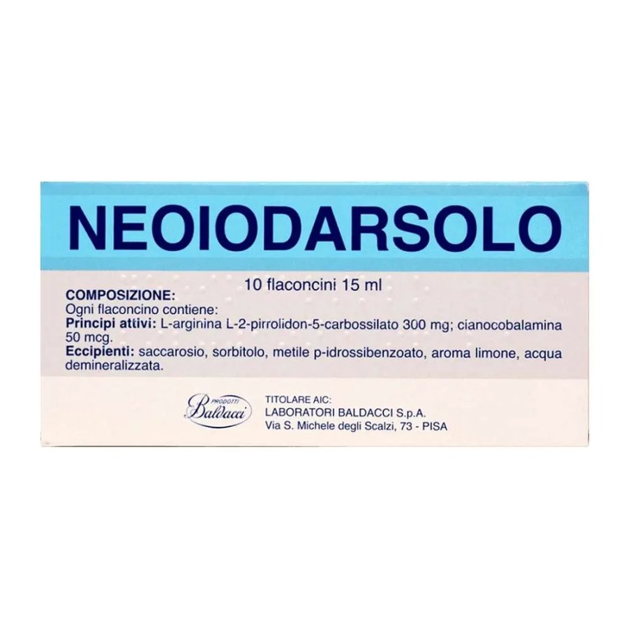 Neoiodarsolo, 10 flaconcini da 15 ml Neoiodarsolo, 10 flaconcini da 15 ml