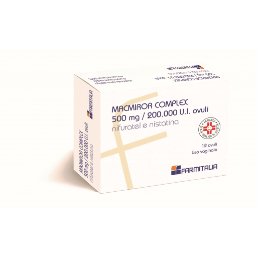 Macmiror Complex 500mg + 200.000 U.I., 12 Ovuli Vaginali