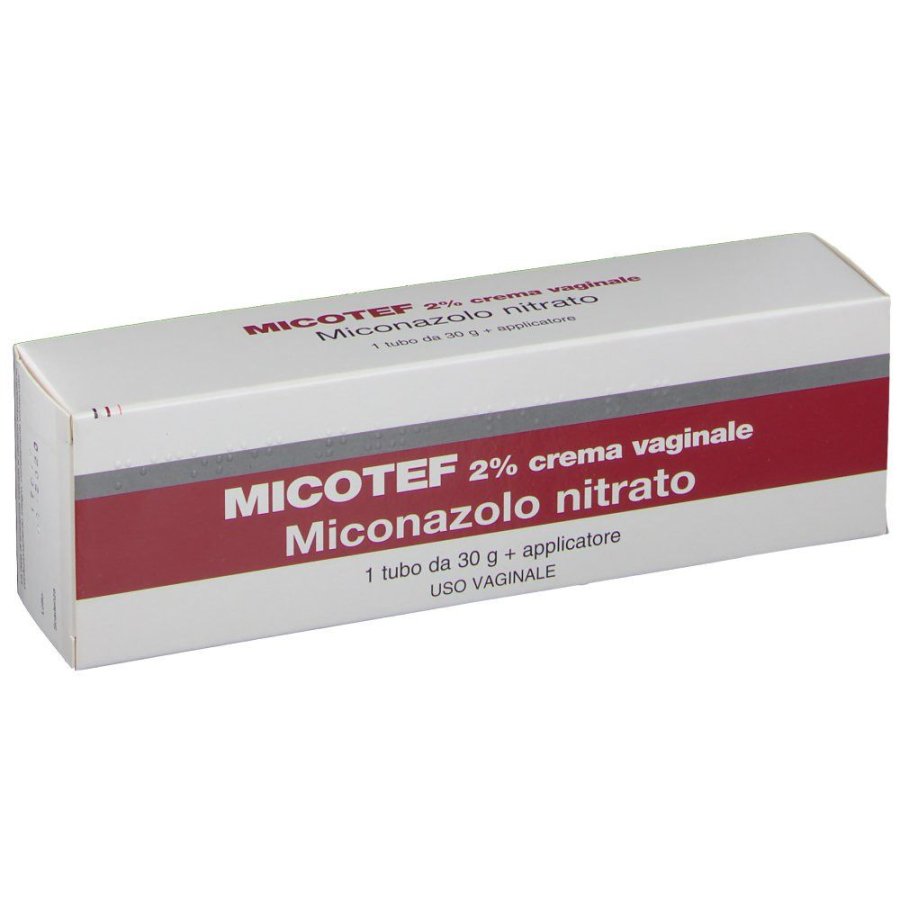 Micotef 2% Crema Vaginale 30g – Trattamento Antimicotico per Infezioni Intime