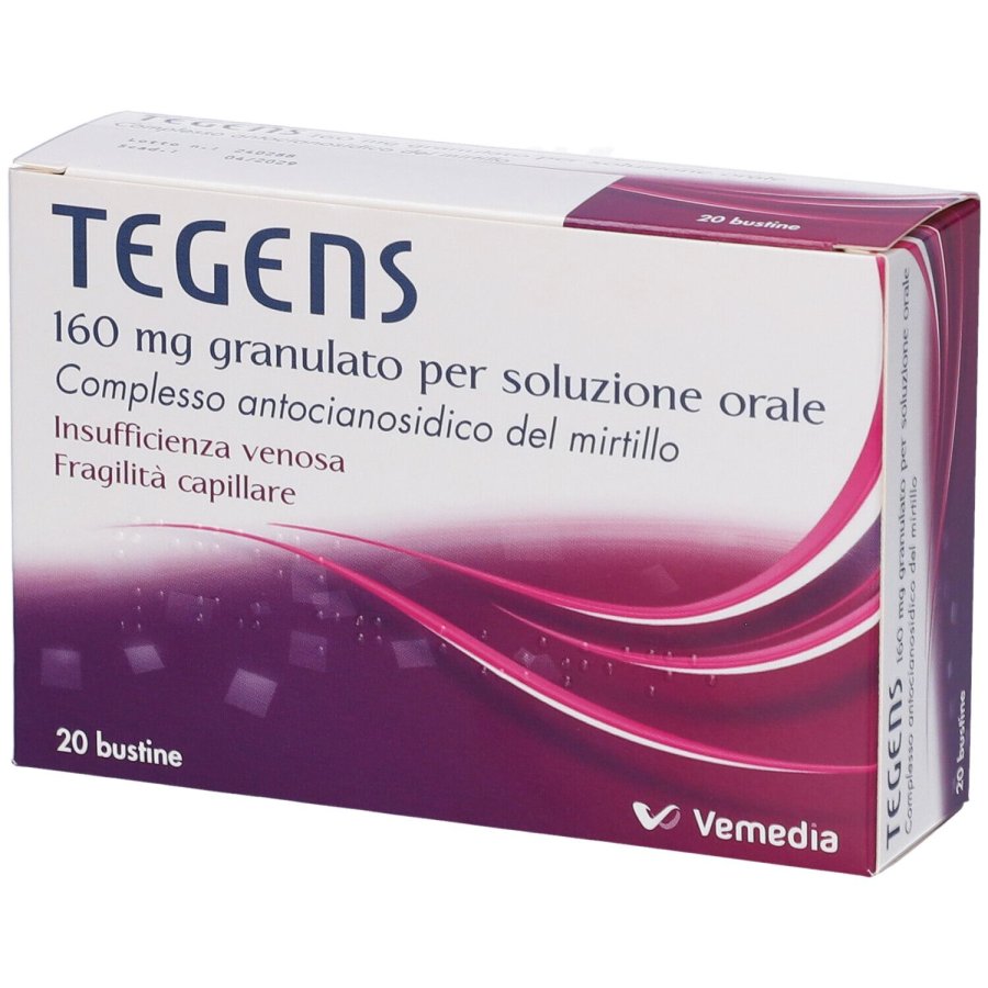 Tegens 160 mg, 20 Bustine di Granulato Tegens 160 mg, 20 Bustine di Granulato