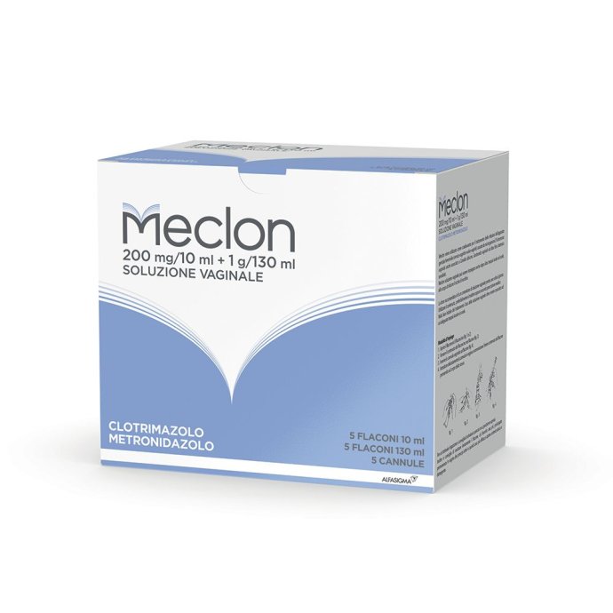 Meclon, Soluzione Vaginale 5 Flaconi da 130 ml