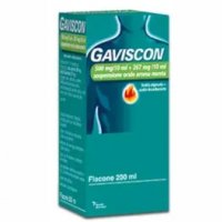 Gaviscon 500mg+267mg/10ml Sospensione Orale 200ml Gusto Menta - Soluzione per il Benessere Gastrico