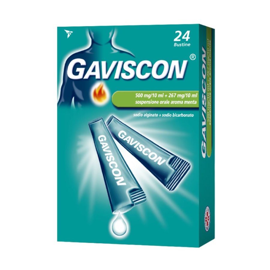 Gaviscon, 24 Bustine Monodose 
