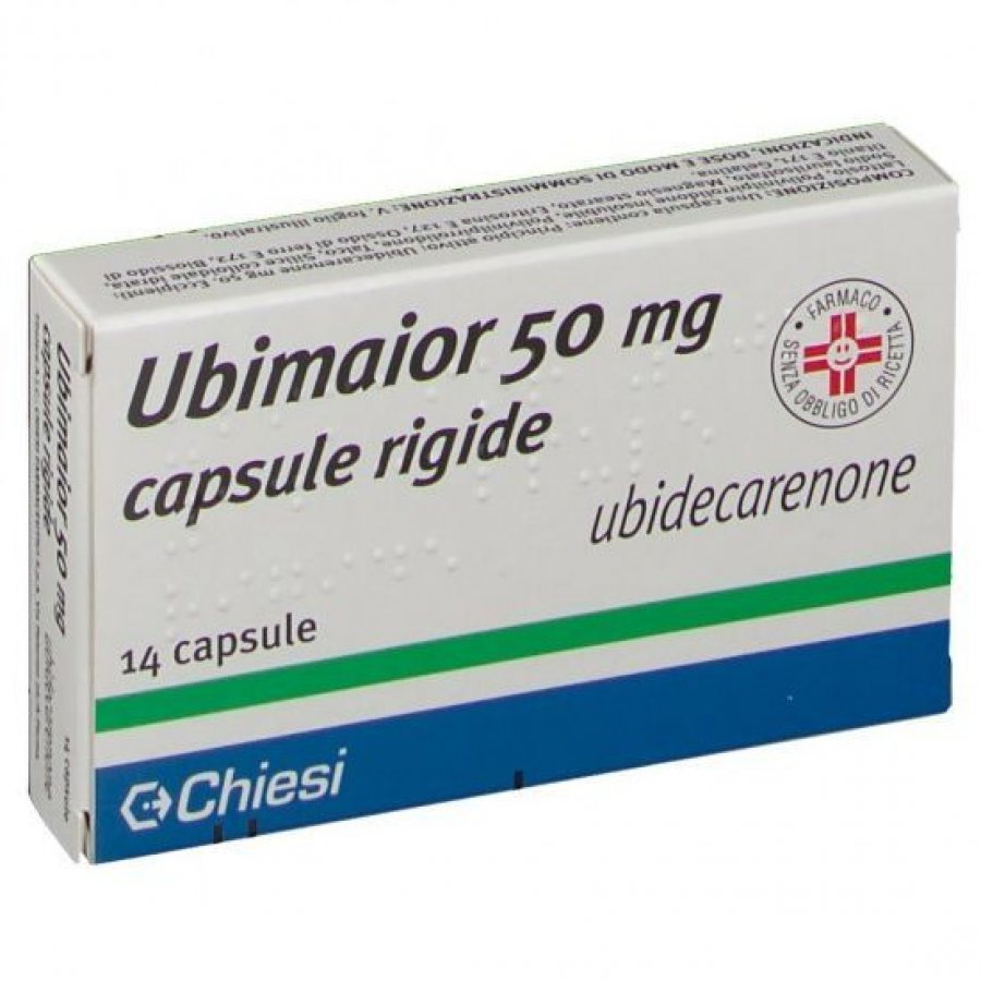 Ubimaior 50mg 14 Capsule Rigide - Trattamento per Deficit Congeniti di Coenzima Q10