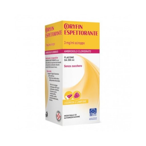Coryfin C - Espettorante Sciroppo 200ml per il Benessere delle Vie Respiratorie