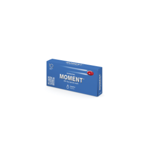 Moment 10 Capsule Molli 220mg - Analgesico Antinfiammatorio- Trattamento per il mal di testa