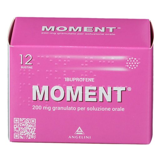 Angelini, Moment 200 mg Ibuprofene, 12 Bustine