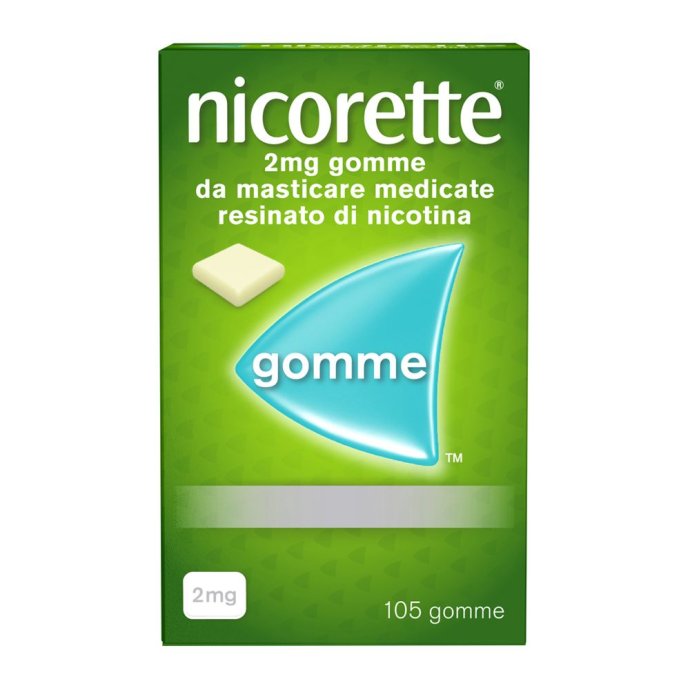 Nicorette 2 mg gomme da Masticare Medicate -  105 gomme