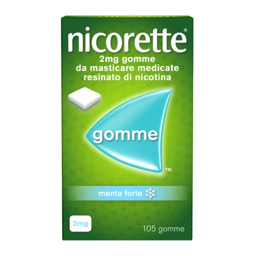Nicorette Gomme 2 mg Menta Forte 105 pezzi