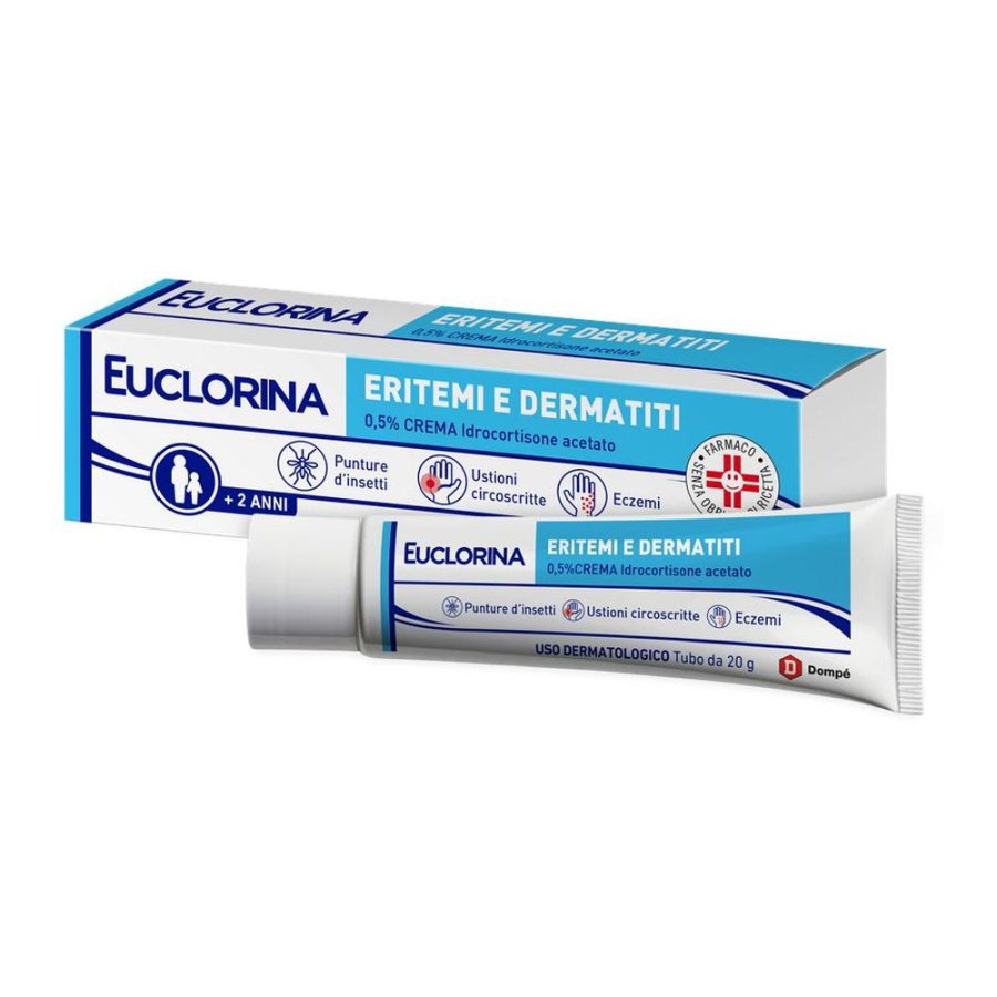 Euclorina Eritemi e Dermatiti 0,5% Crema, 20 g