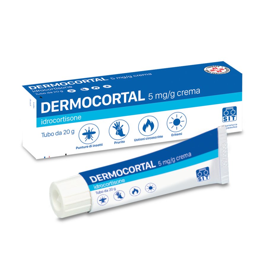 Dermocortal 5 mg/g crema, 20 g